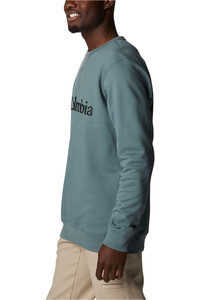 Columbia Sudaderas Montaña Hombre M Columbia Logo Fleece Crew vista trasera