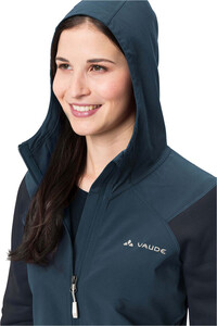 Vaude cortavientos ciclismo mujer Women's Tremalzo Hooded Jacket vista detalle