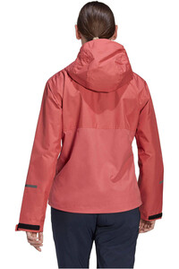 adidas chaqueta impermeable mujer Terrex Multi RAIN.RDY 2-Layer Rain vista trasera