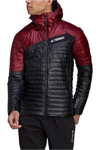 adidas chaqueta outdoor hombre Techrock Year-Round Down con capucha vista frontal