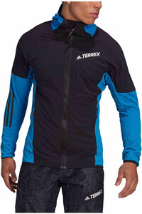 adidas forro polar hombre Techrock Flooce con capucha vista frontal