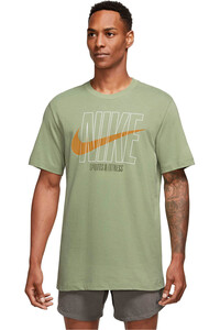 Nike camiseta fitness hombre M NK DF TEE SLUB HBR vista frontal