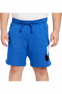 Nike bermuda niño B NSW CLUB + HBR SHORT FT vista frontal