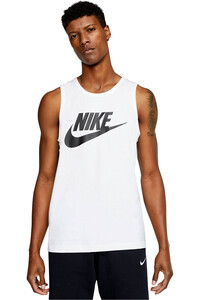 Nike camiseta manga corta hombre M NSW TANK ICON FUTURA vista frontal