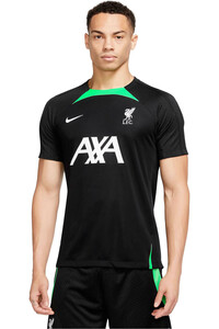 Nike camiseta de fútbol oficiales LIVERPOOL 24 M NK DF STRK SS TOP NEVE vista frontal