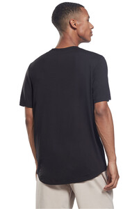 Reebok camiseta fitness hombre TS AC+DREAMBLEND SS Tee vista trasera