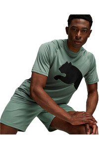 Puma camiseta fitness hombre Train All Day Big CAT Tee vista frontal