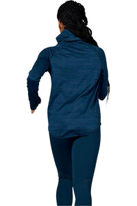 Odlo camiseta técnica manga larga mujer Mid layer RUN EASY WARM vista trasera