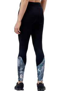 Odlo malla larga running mujer Tights ESSENTIAL  PRINT vista trasera