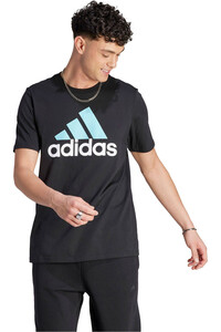 adidas camiseta manga corta hombre M BL SJ T vista frontal