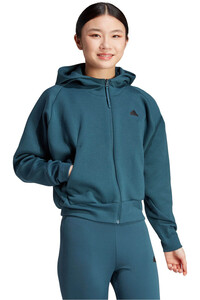 adidas sudadera mujer W Z.N.E. FZ vista frontal