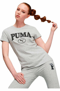 Puma camiseta manga corta mujer PUMA SQUAD Graphic T vista frontal