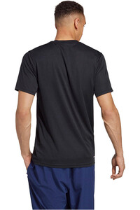 adidas camiseta fitness hombre TR-ES BASE T vista trasera