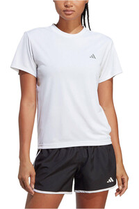 adidas camiseta entrenamiento manga corta mujer Run It vista frontal