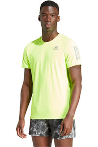 adidas camiseta técnica manga corta hombre OWN THE RUN TEE vista frontal