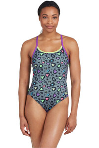 Zoggs bañador natación mujer Sprintback Women vista frontal