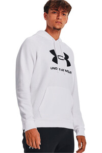 Under Armour sudadera hombre UA Rival Fleece Logo HD vista frontal