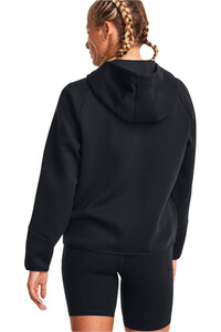 Under Armour sudadera mujer Unstoppable Flc FZ vista trasera