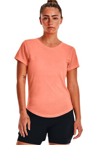 Under Armour camiseta entrenamiento manga corta mujer UA Streaker SS vista frontal