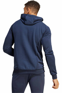 adidas sudadera entrenamiento fútbol R.MADRID 24 HOODY NE vista trasera