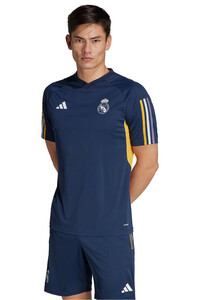 adidas camiseta de fútbol oficiales R. MADRID 24 TR JSY NE vista frontal