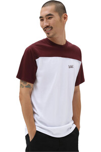 Vans camiseta manga corta hombre SCRIPT CREW BLOCK S/S vista frontal