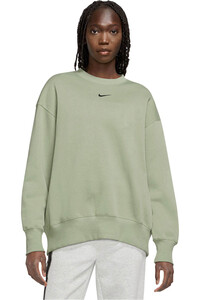 Nike sudadera mujer W NSW PHNX FLC OS CREW vista frontal