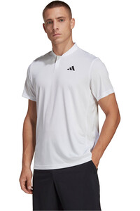 adidas polo tenis manga corta hombre CLUB HENLEY vista frontal