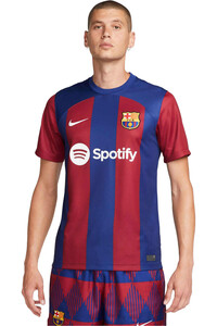 Nike camiseta de fútbol oficiales BARCELONA 24 M NK DF STAD JSY SS HM vista frontal