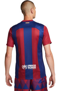 Nike camiseta de fútbol oficiales BARCELONA 24 M NK DF STAD JSY SS HM vista trasera