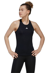 adidas camiseta tirantes fitness mujer TF TRAIN TK vista frontal