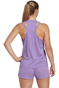 adidas camiseta tirantes fitness mujer TR-ES 3BAR TK vista detalle