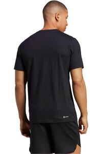 adidas camiseta fitness hombre TR-ES FR LOGO T vista trasera