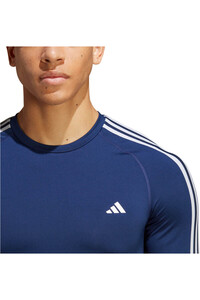 adidas camiseta fitness hombre TF 3S LS TEE vista detalle