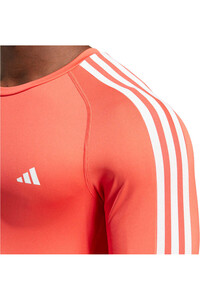 adidas camiseta fitness hombre TF 3S LS TEE vista detalle