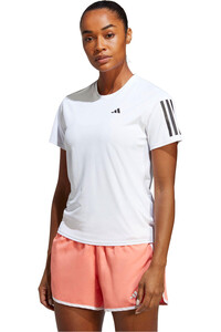 adidas camiseta entrenamiento manga corta mujer OWN THE RUN TEE vista frontal