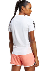 adidas camiseta entrenamiento manga corta mujer OWN THE RUN TEE vista trasera