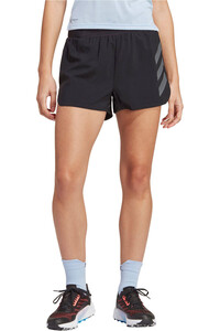 adidas pantalones cortos trail running mujer AGR SHORT W vista frontal