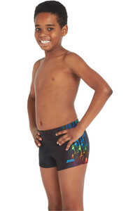 Zoggs bañador natación niño Hip Racer Boys vista trasera