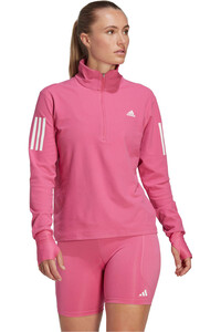 adidas sudadera mujer OTR 1/2 ZIP W vista frontal