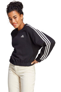 adidas sudadera mujer W 3S CR SWT vista frontal