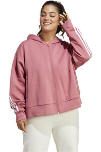 adidas sudadera mujer W FI 3S FZ vista frontal