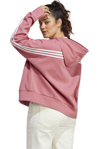 adidas sudadera mujer W FI 3S FZ vista trasera