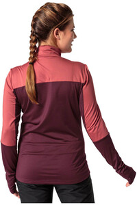 Vaude forro polar mujer Women's Livigno Halfzip II vista trasera