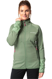 Vaude forro polar mujer Women's Monviso Fleece FZ Jacket II vista frontal