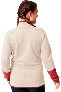 Vaude forro polar mujer Women's Larice HZ Fleece Jacket vista trasera