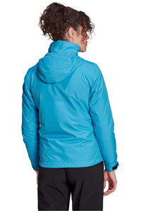 adidas chaqueta impermeable mujer W MT RR Jacket vista trasera