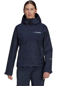 adidas chaqueta impermeable mujer W MT RR Jak 2.0 vista frontal