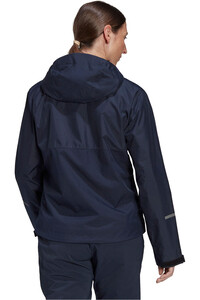 adidas chaqueta impermeable mujer W MT RR Jak 2.0 vista trasera