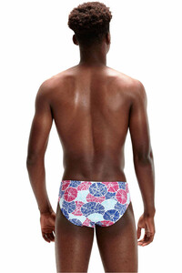 Speedo bañador natación hombre 8cm Allover Brief vista trasera